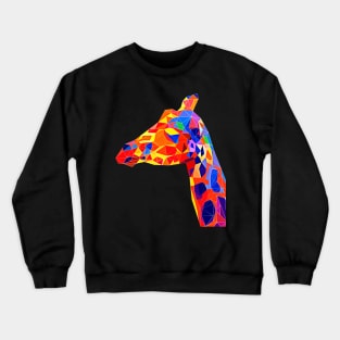 Giraffe portrait Crewneck Sweatshirt